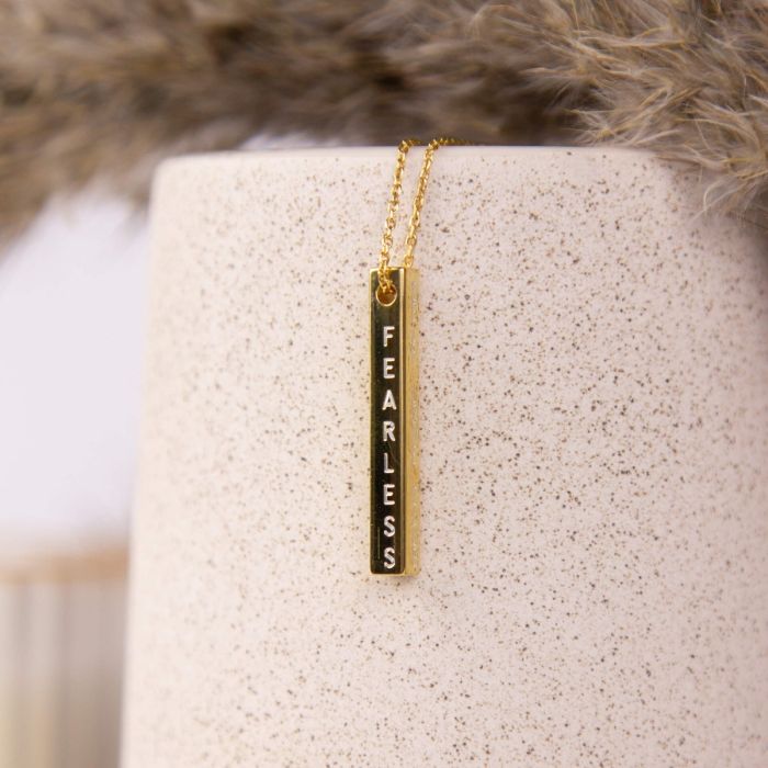 Vertical Bar Necklace