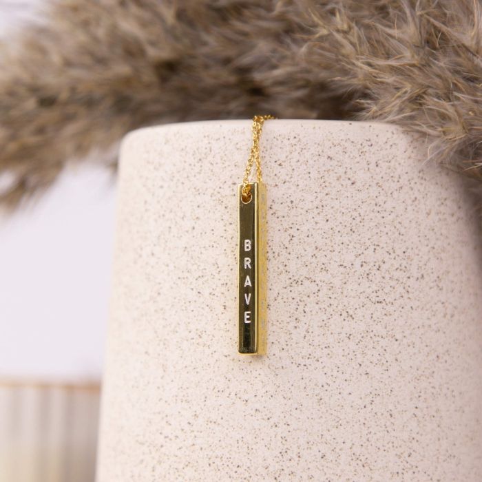 Vertical Bar Necklace