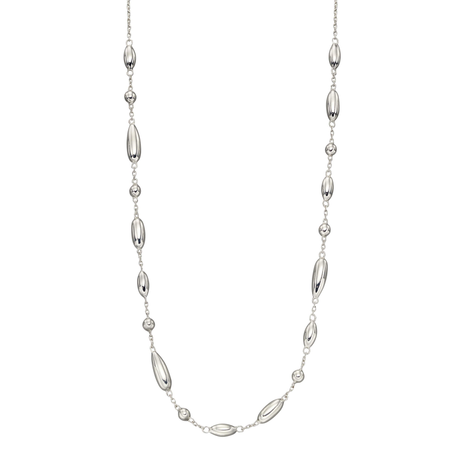 Flower Bud Station Necklace