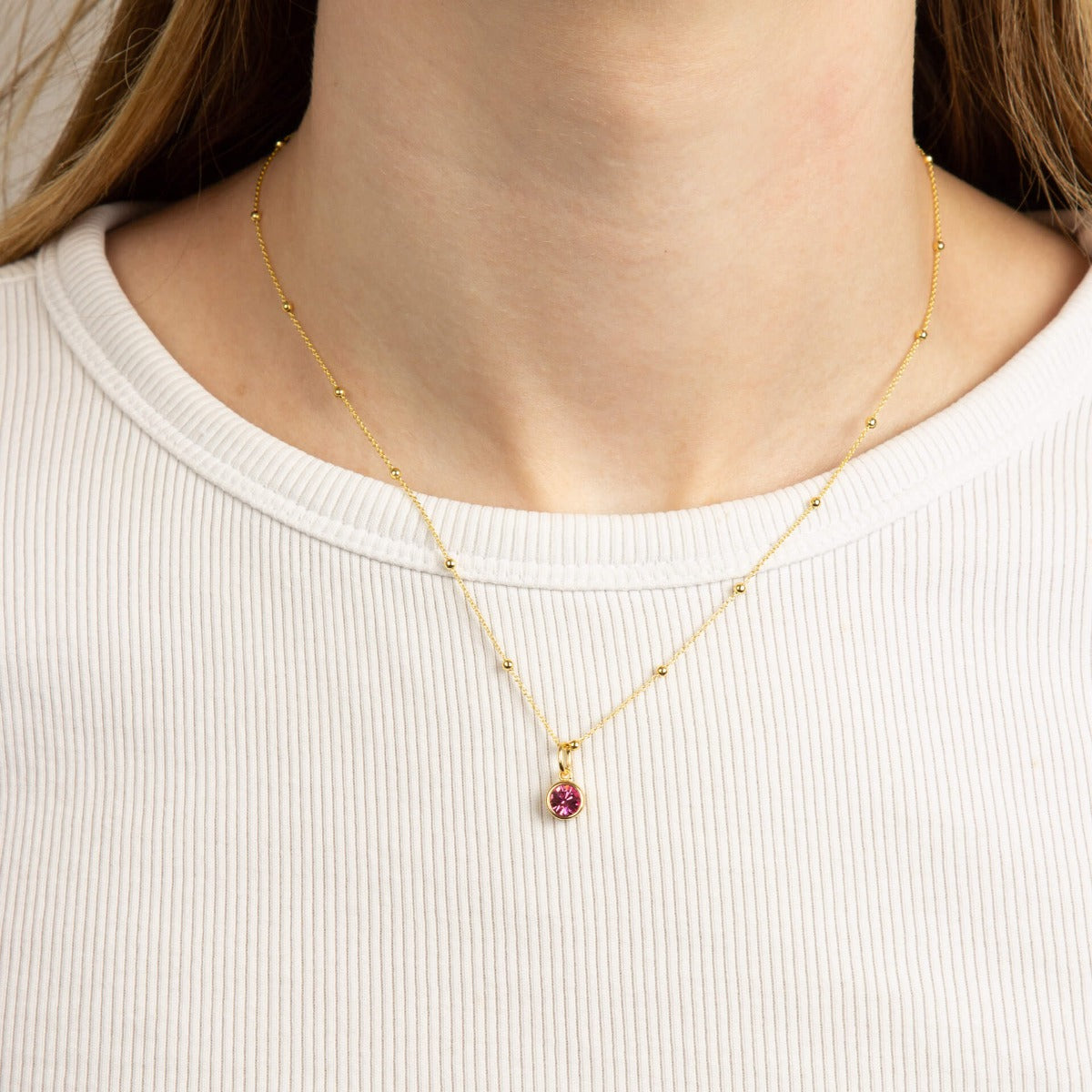 Crystal Birthstone Charm