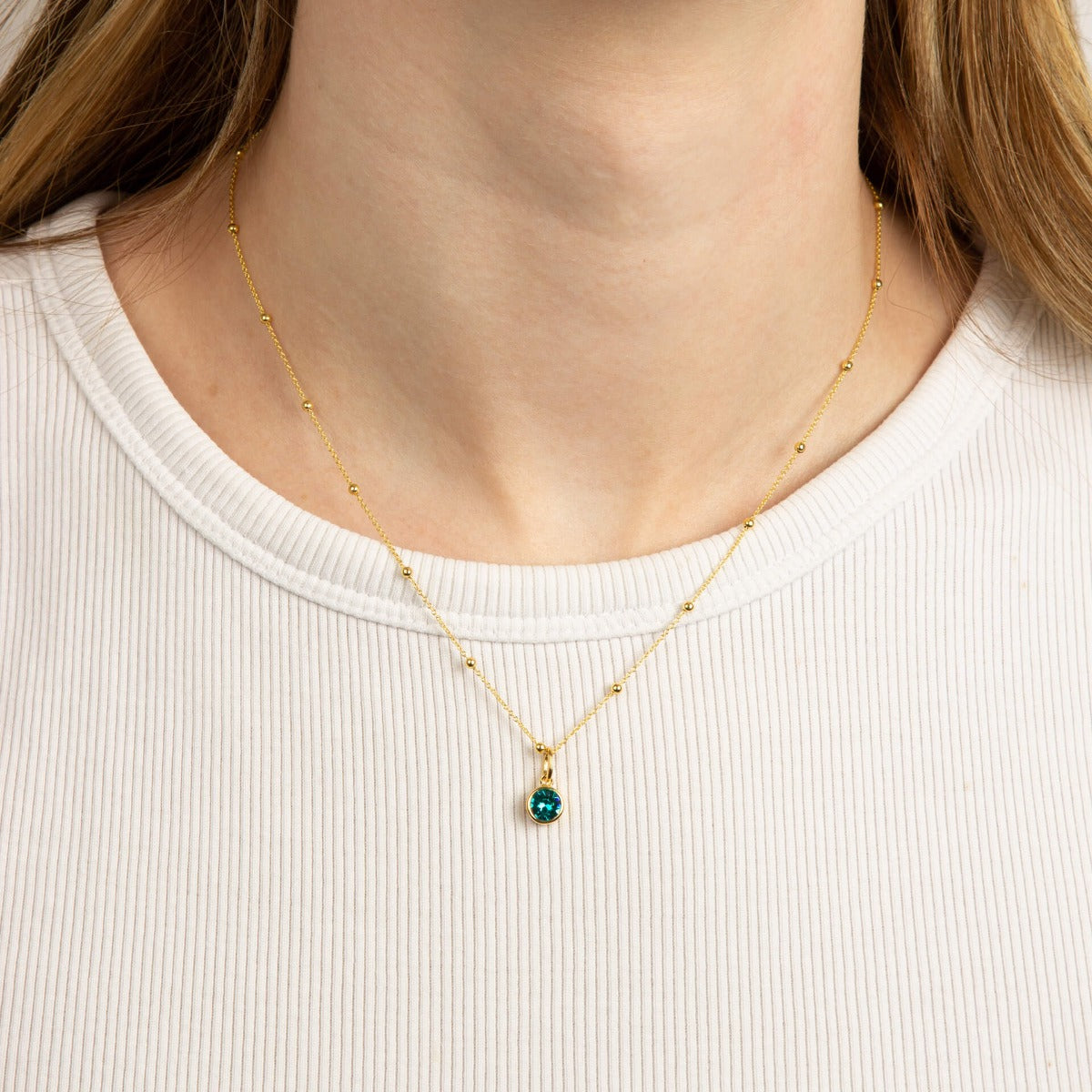 Crystal Birthstone Charm