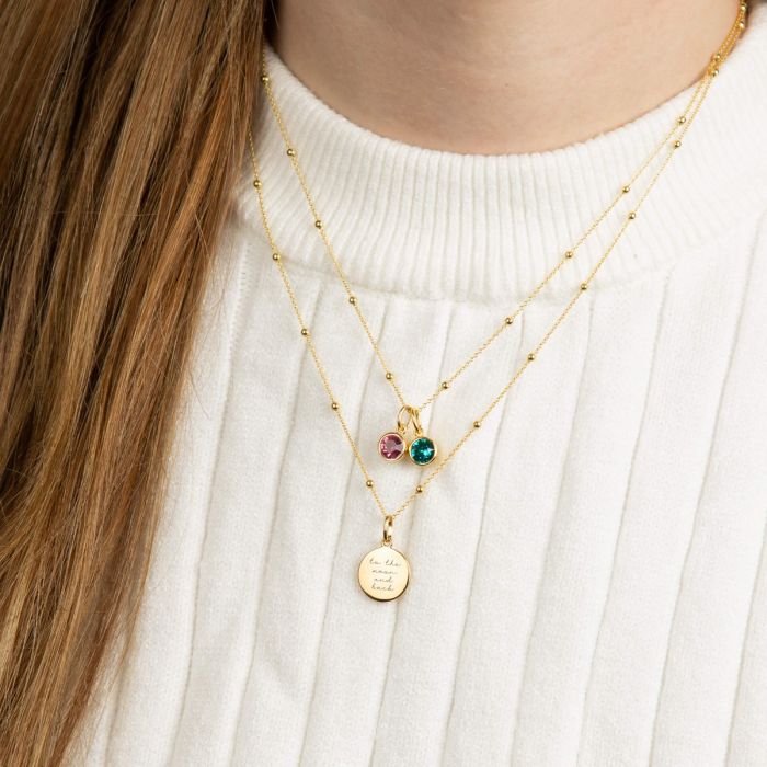 12mm Round Tag Pendant