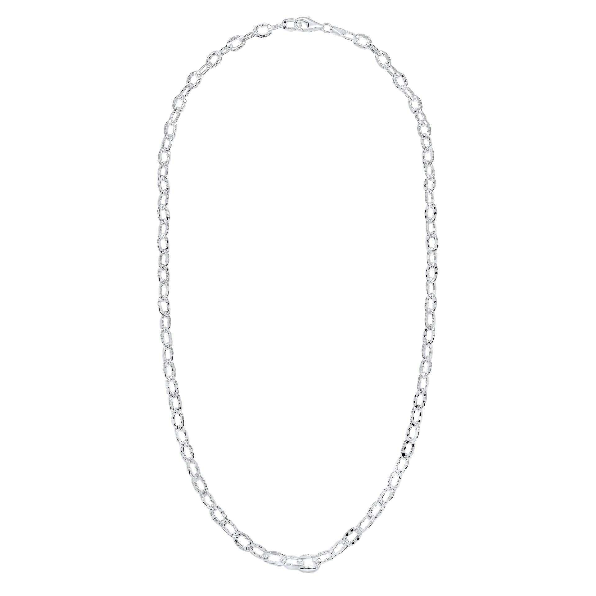Textured Anchor Chain Necklace