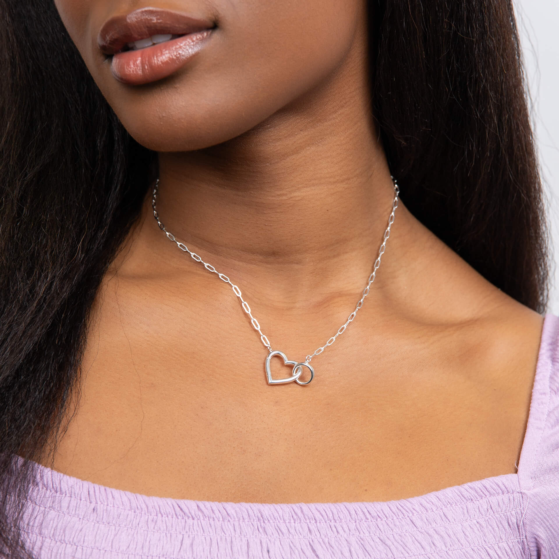 Heart Connection Chain Necklace