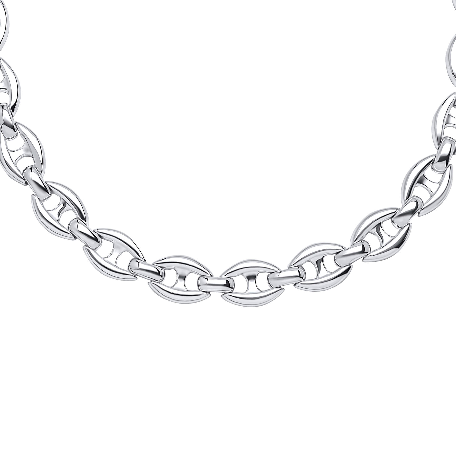 Heavy Weight Linked Chain Necklace
