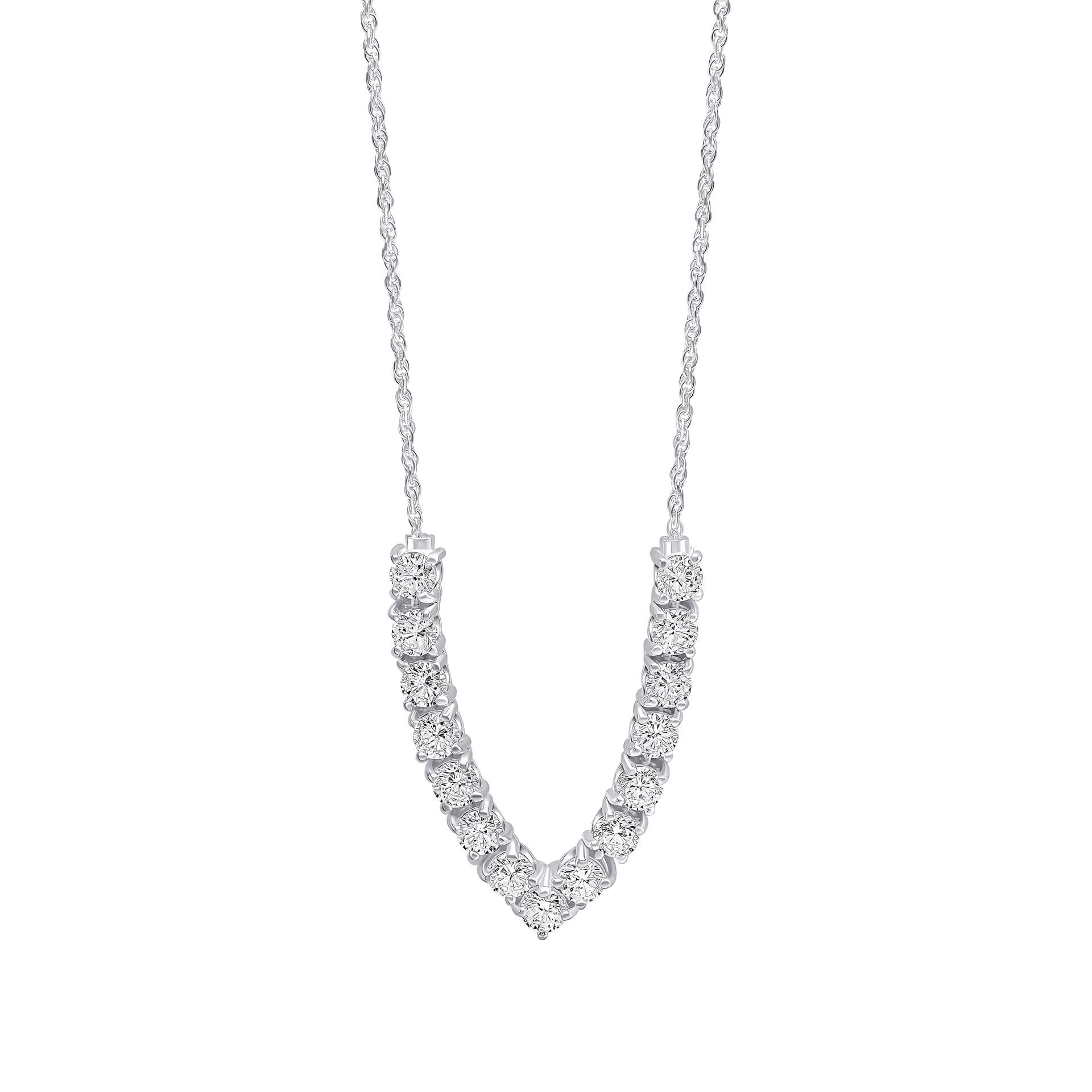 V Shape Statement Necklace