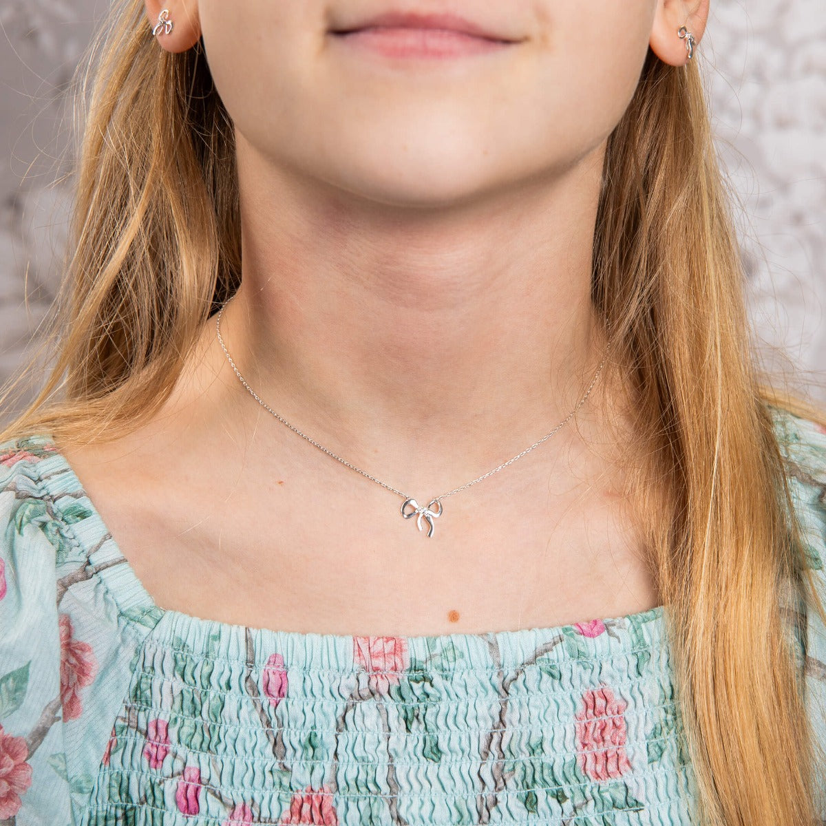Children’s Ribbon Bow Necklace