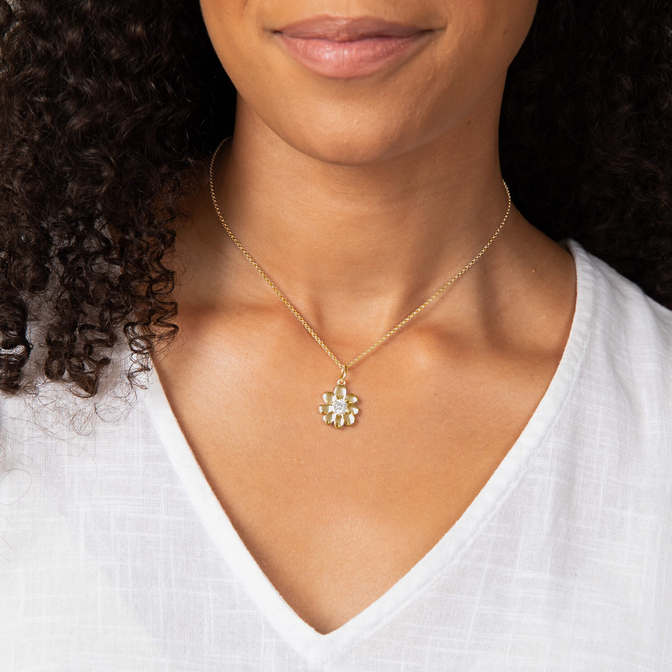 Cosmos Flower Necklace