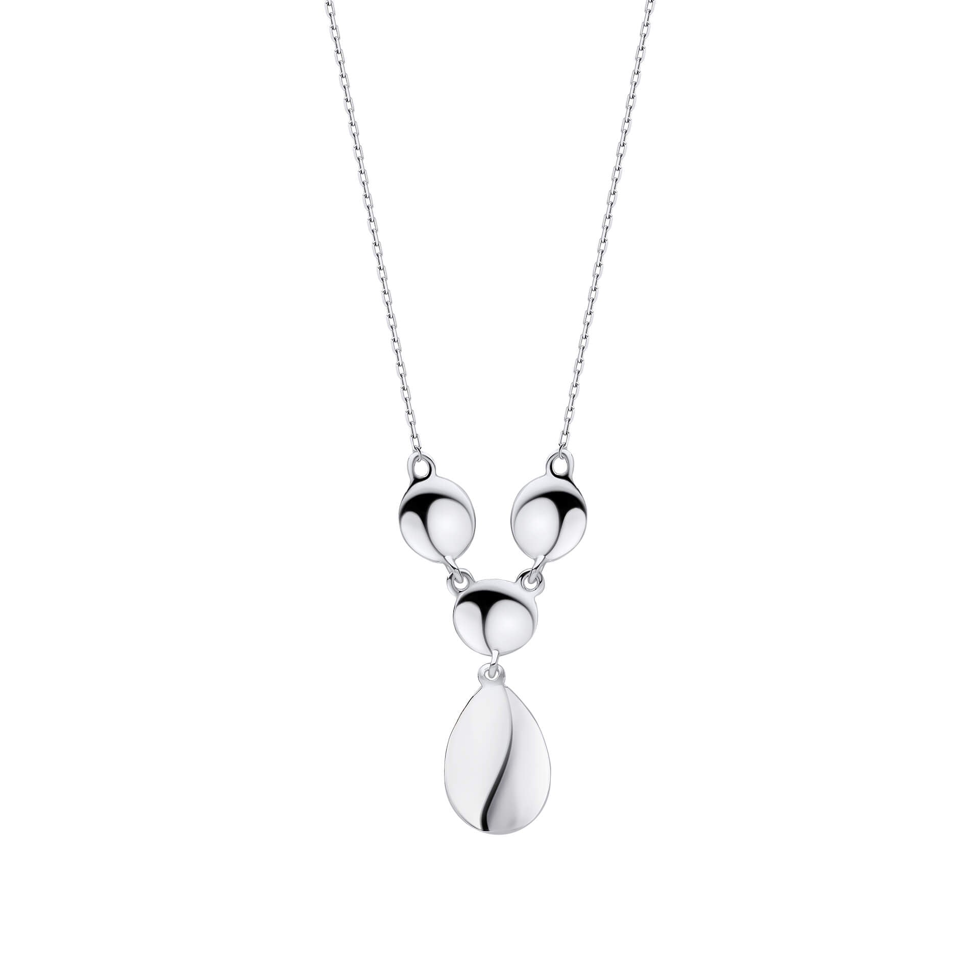 Organic Pebble Drop Necklace