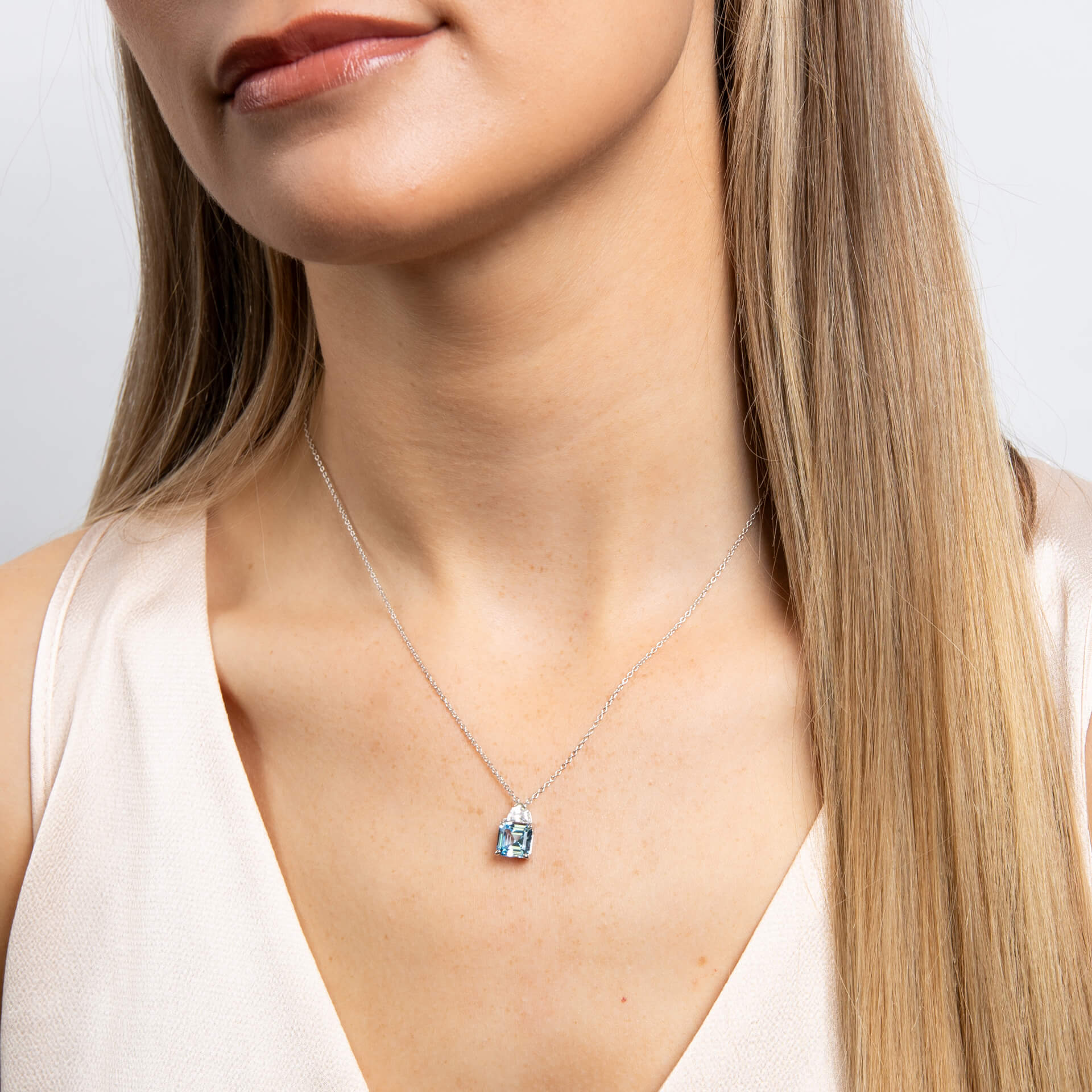 Square Cut Necklace
