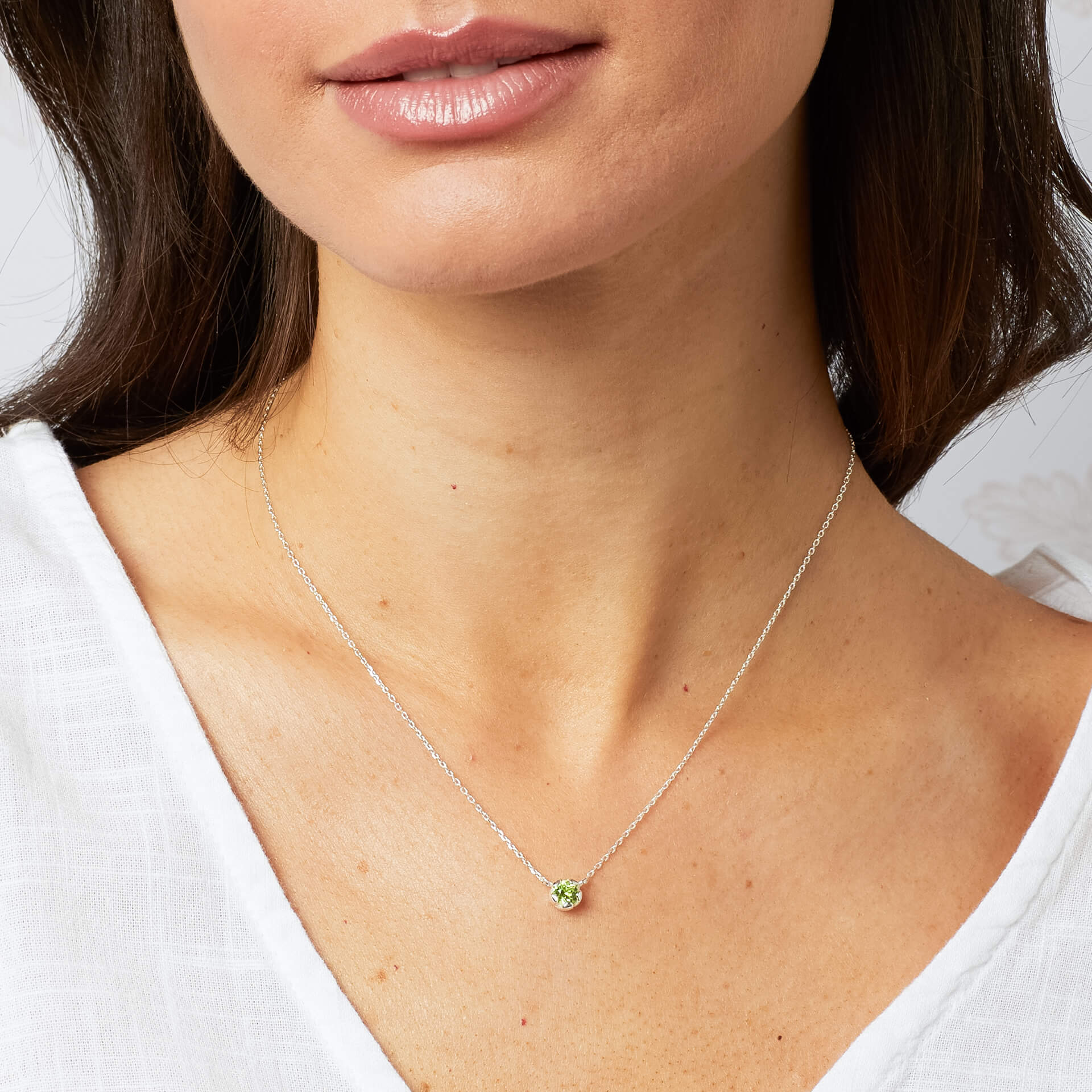 Petal Set Semi-Precious Necklace