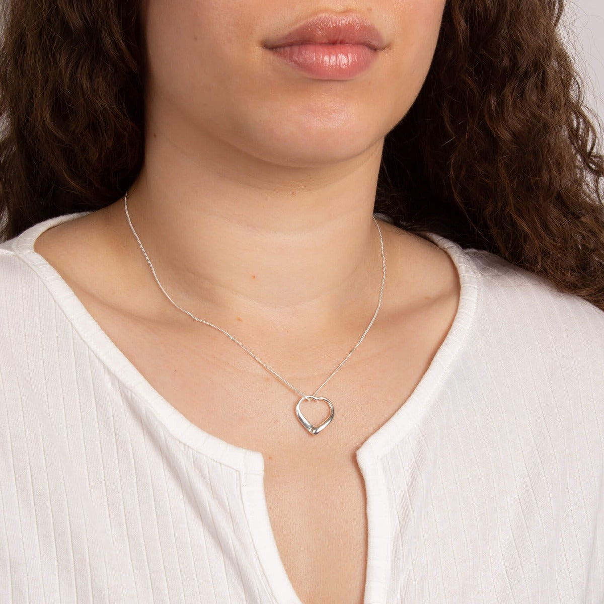 Slip on Heart Pendant