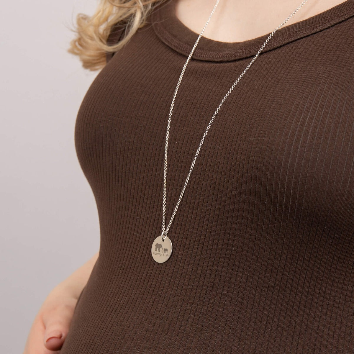 Large 18mm Disc Pendant