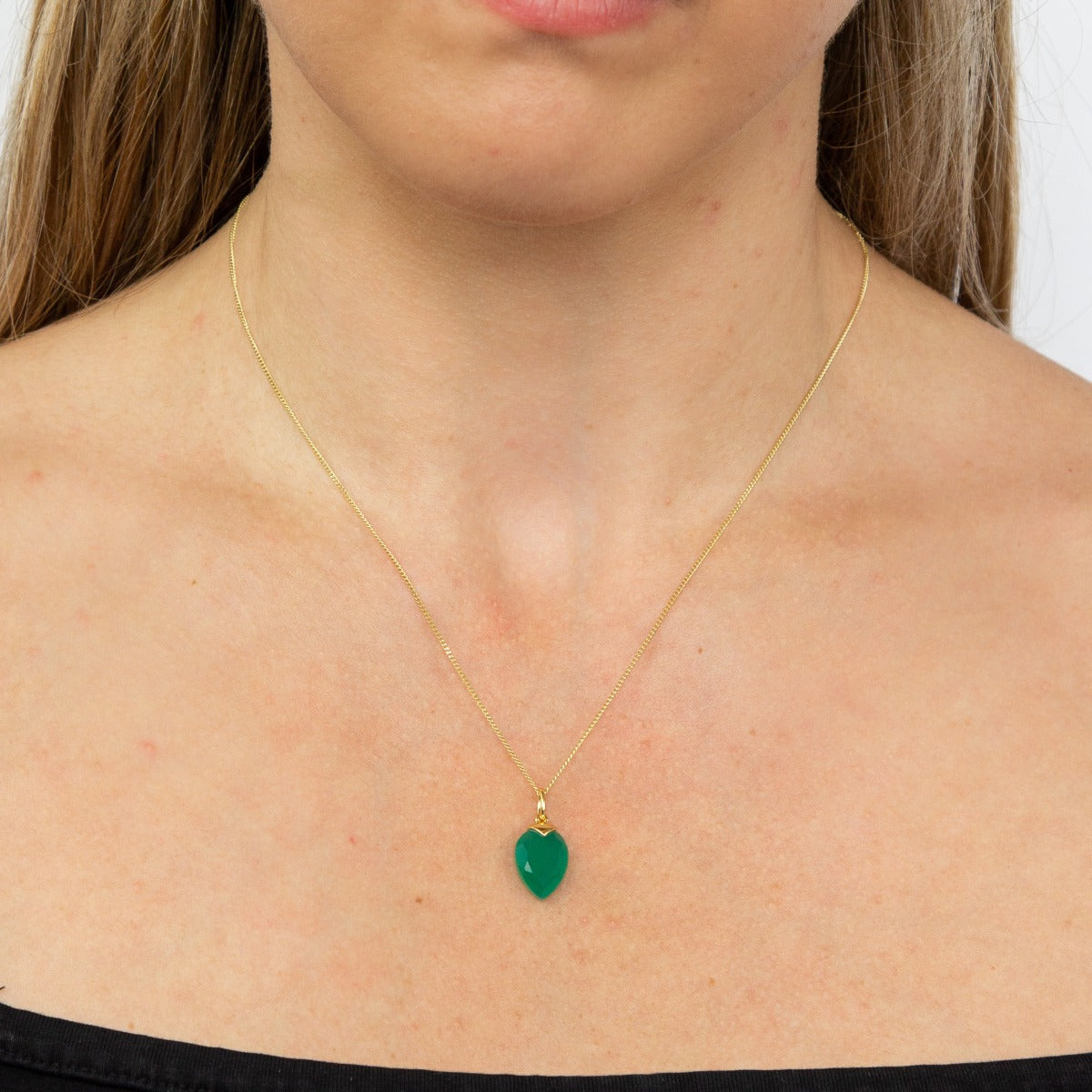 Chalcedony Birthstone Pendant