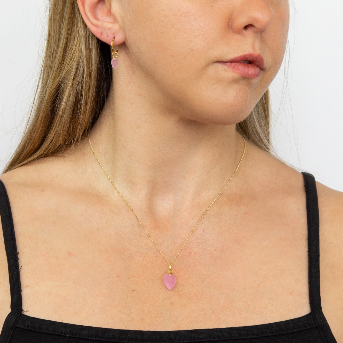 Chalcedony Birthstone Pendant