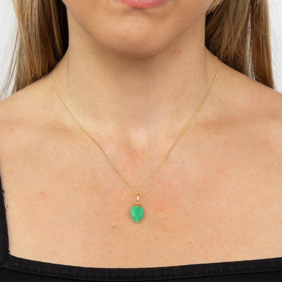Chalcedony Birthstone Pendant