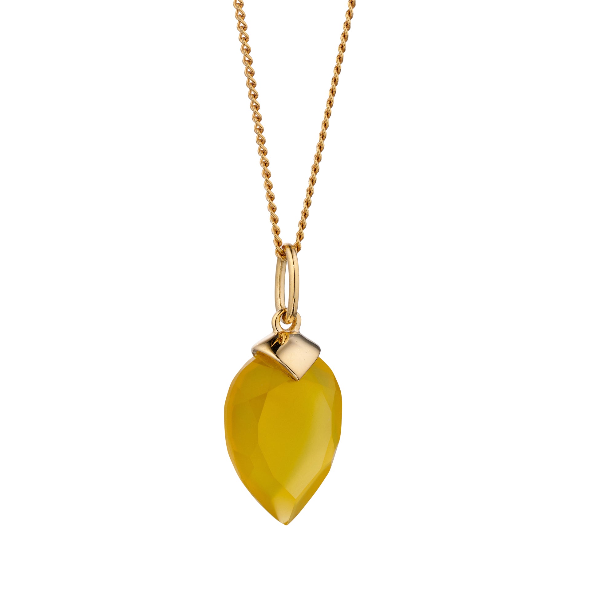 Chalcedony Birthstone Pendant