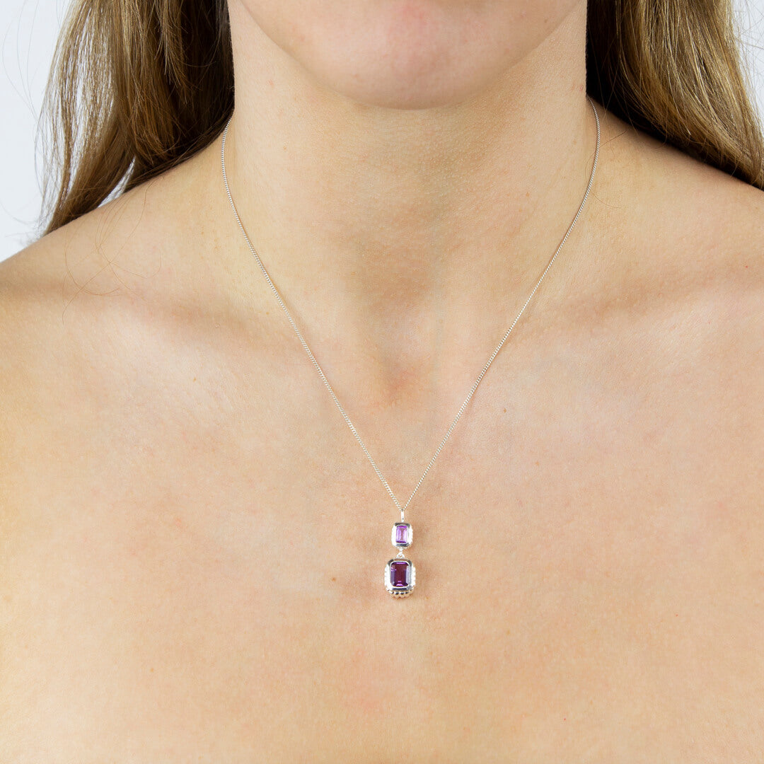 Curve Surround Double Drop Pendant