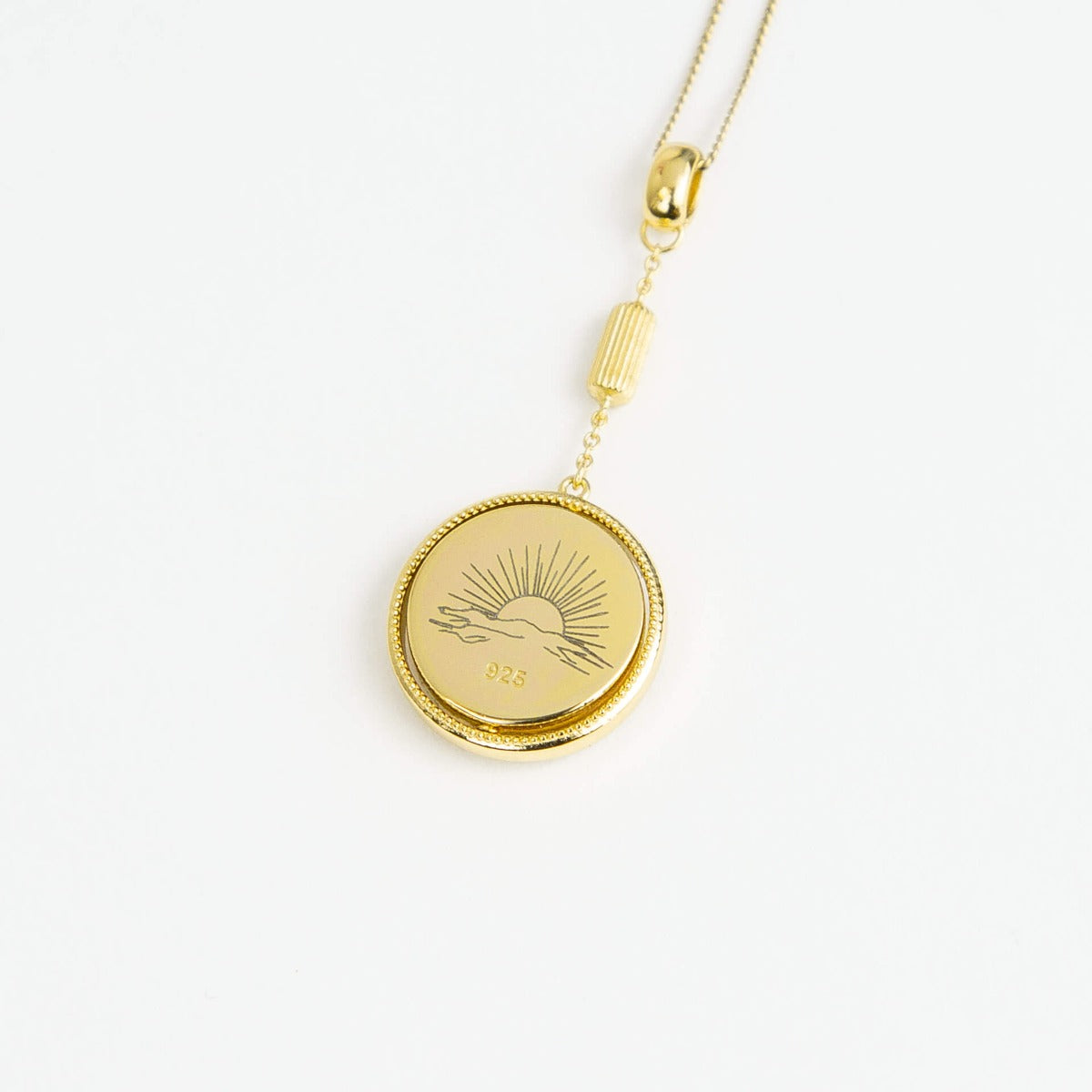 Spinning Comfort Medallion Pendant