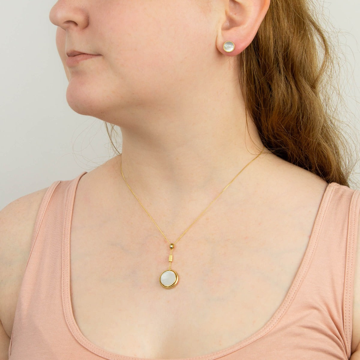 Comfort Medallion Stud Earrings