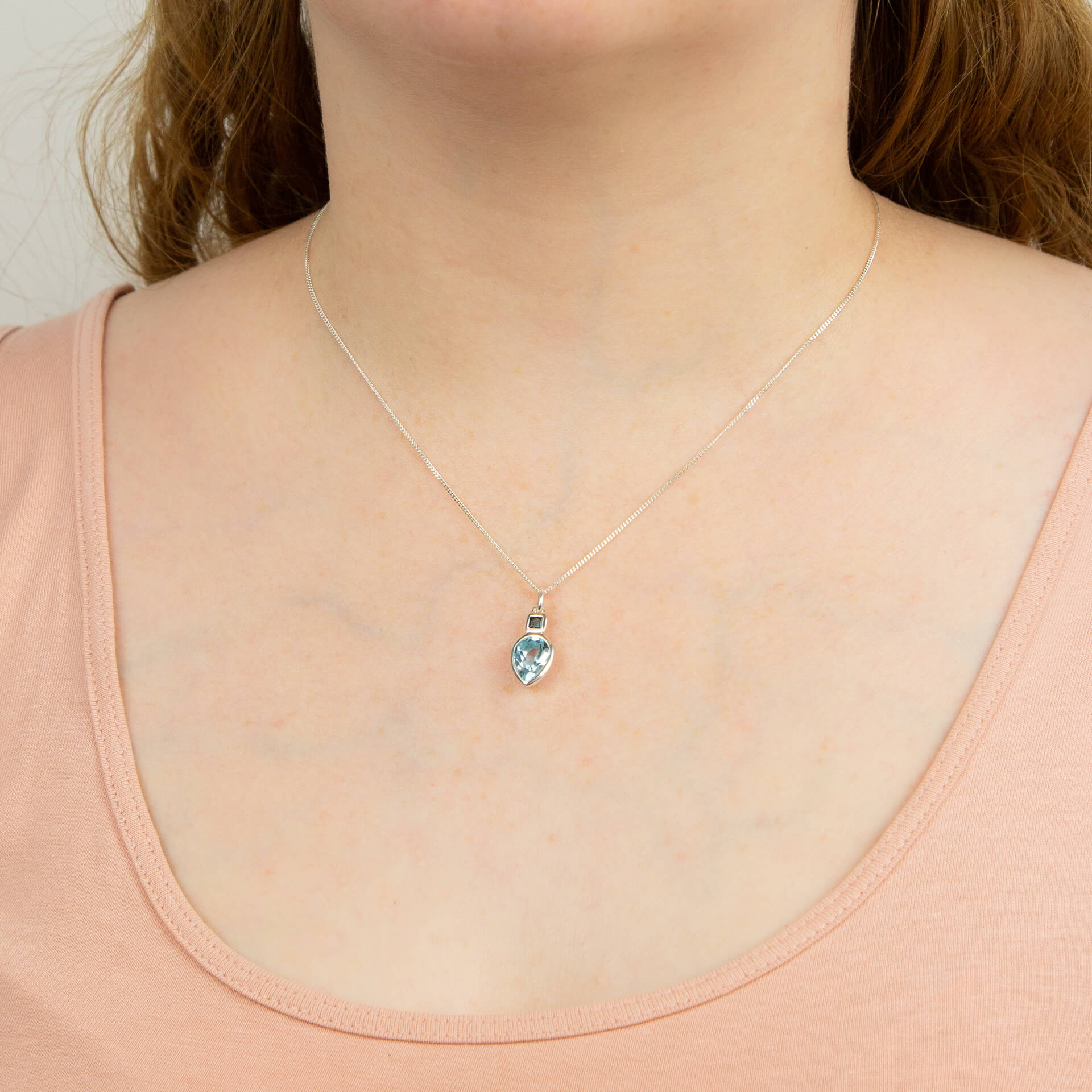 Iris Petal Drop Pendant