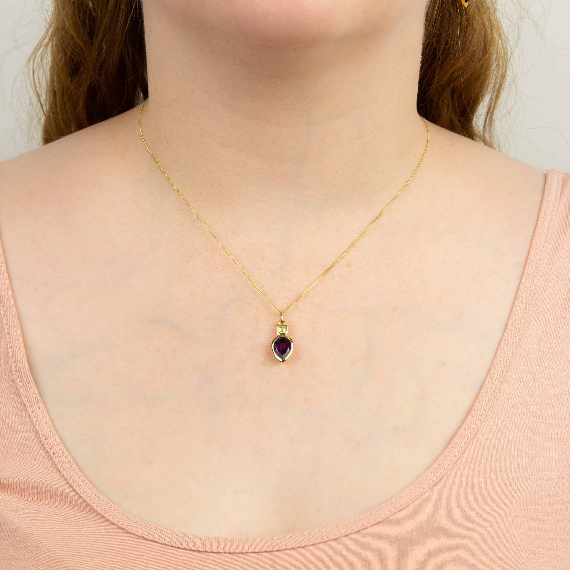 Iris Petal Drop Pendant