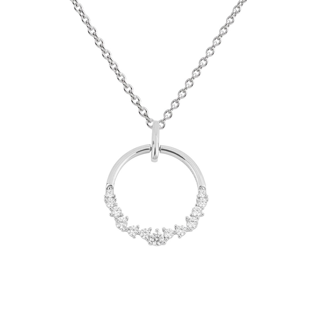 Open Circle Scatter Pendant