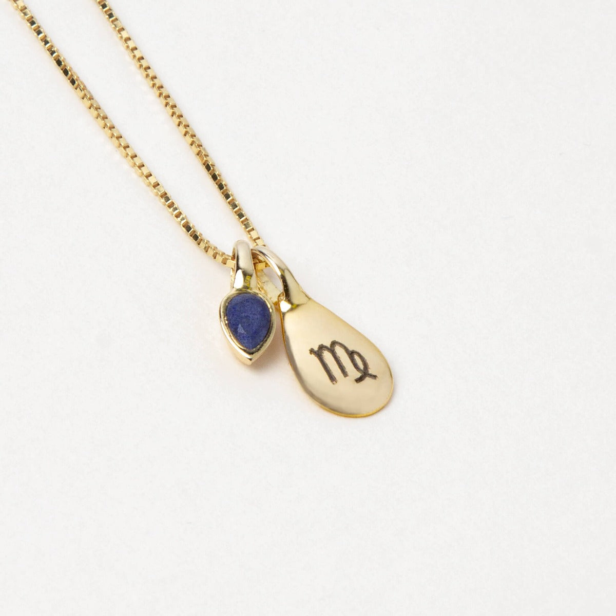 Droplet Shaped Engravable Tag Pendant
