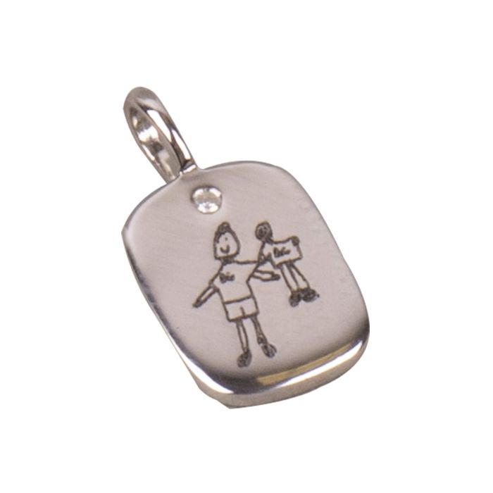 Rectangular Tag Pendant