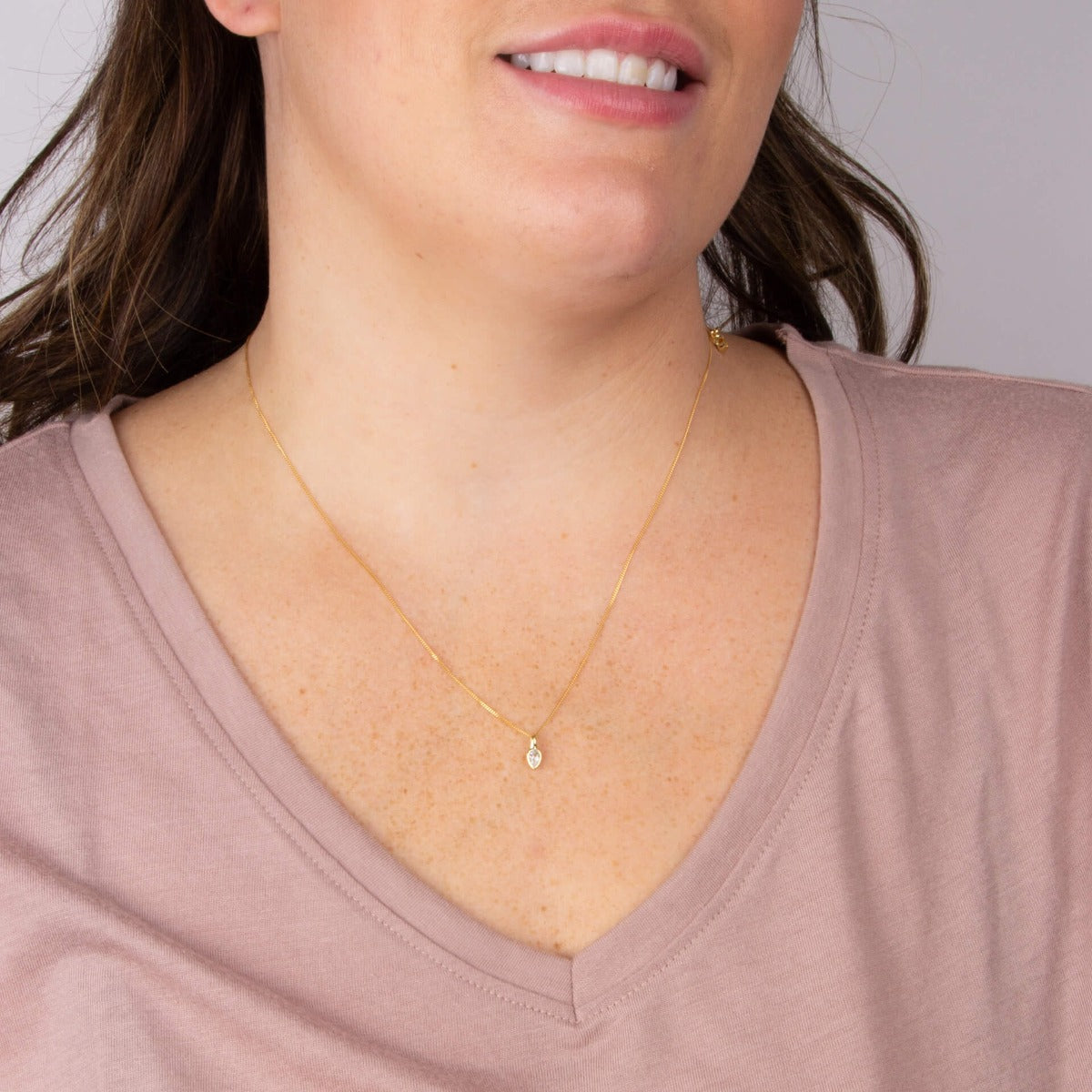 Semi-Precious Birthstone Pendant