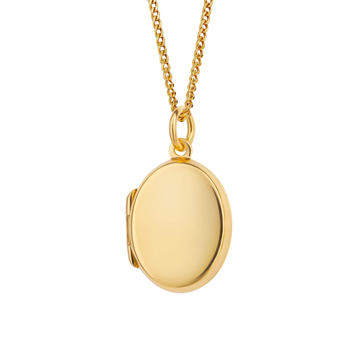 Small Oval Locket Pendant
