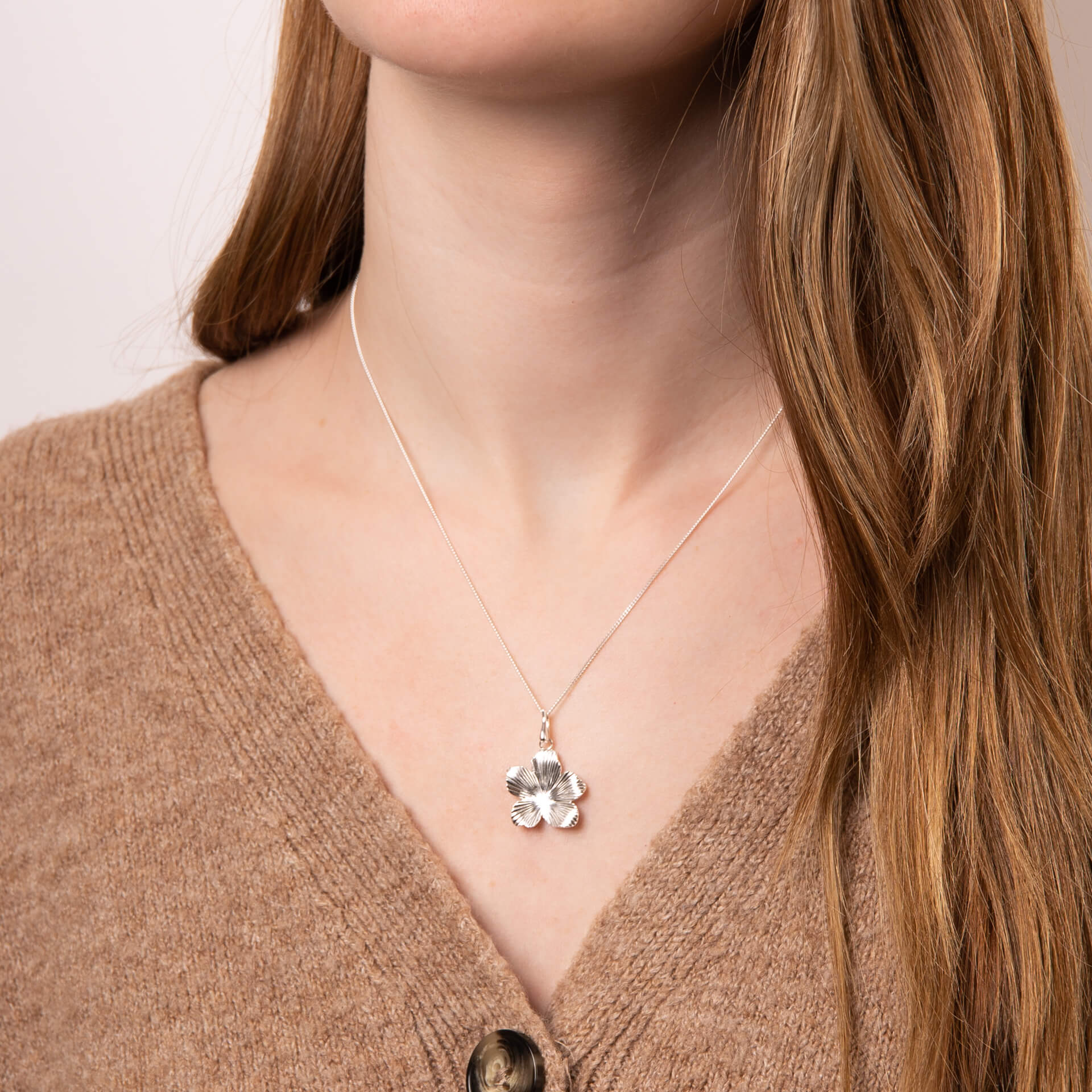 3D Floral Pendant