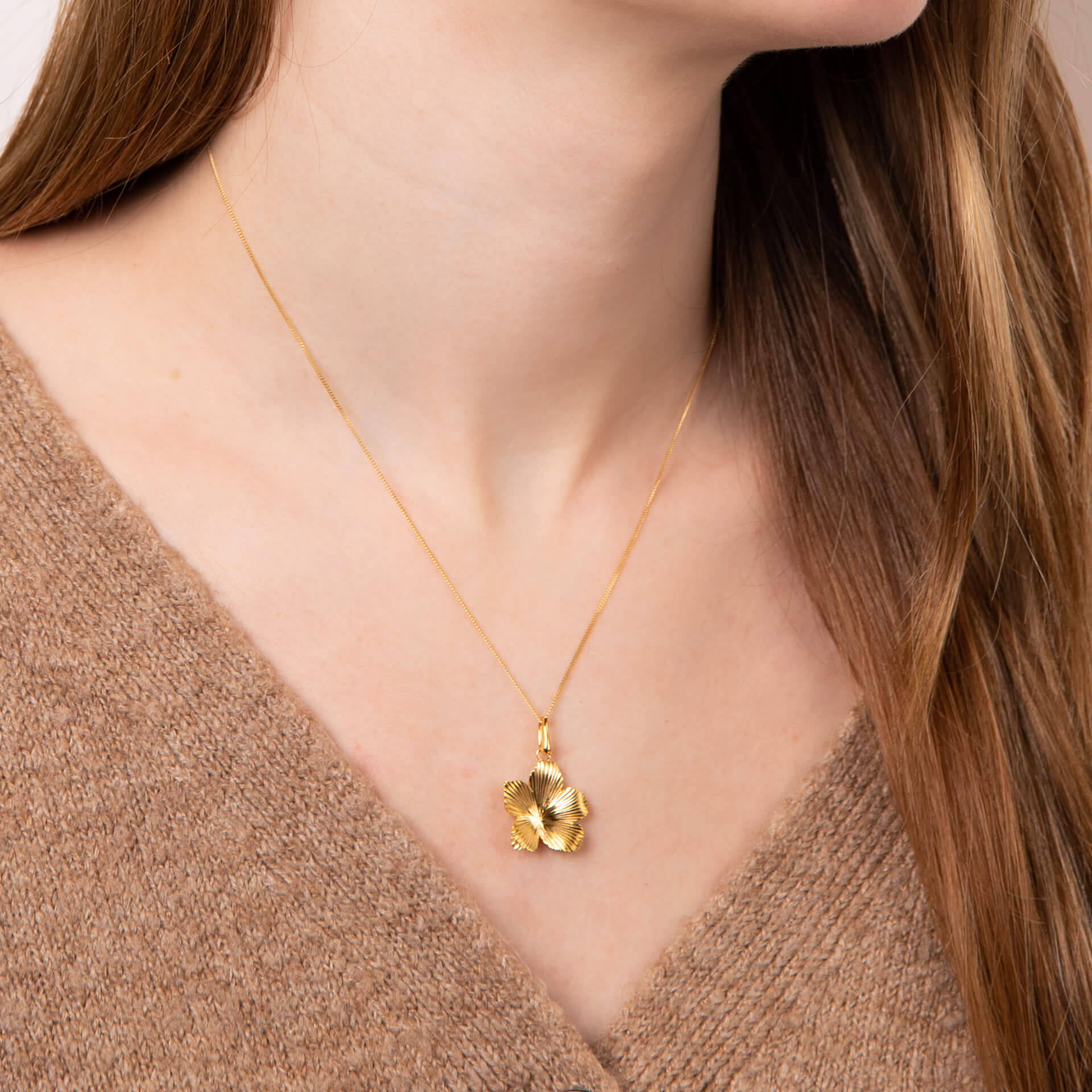 3D Floral Pendant
