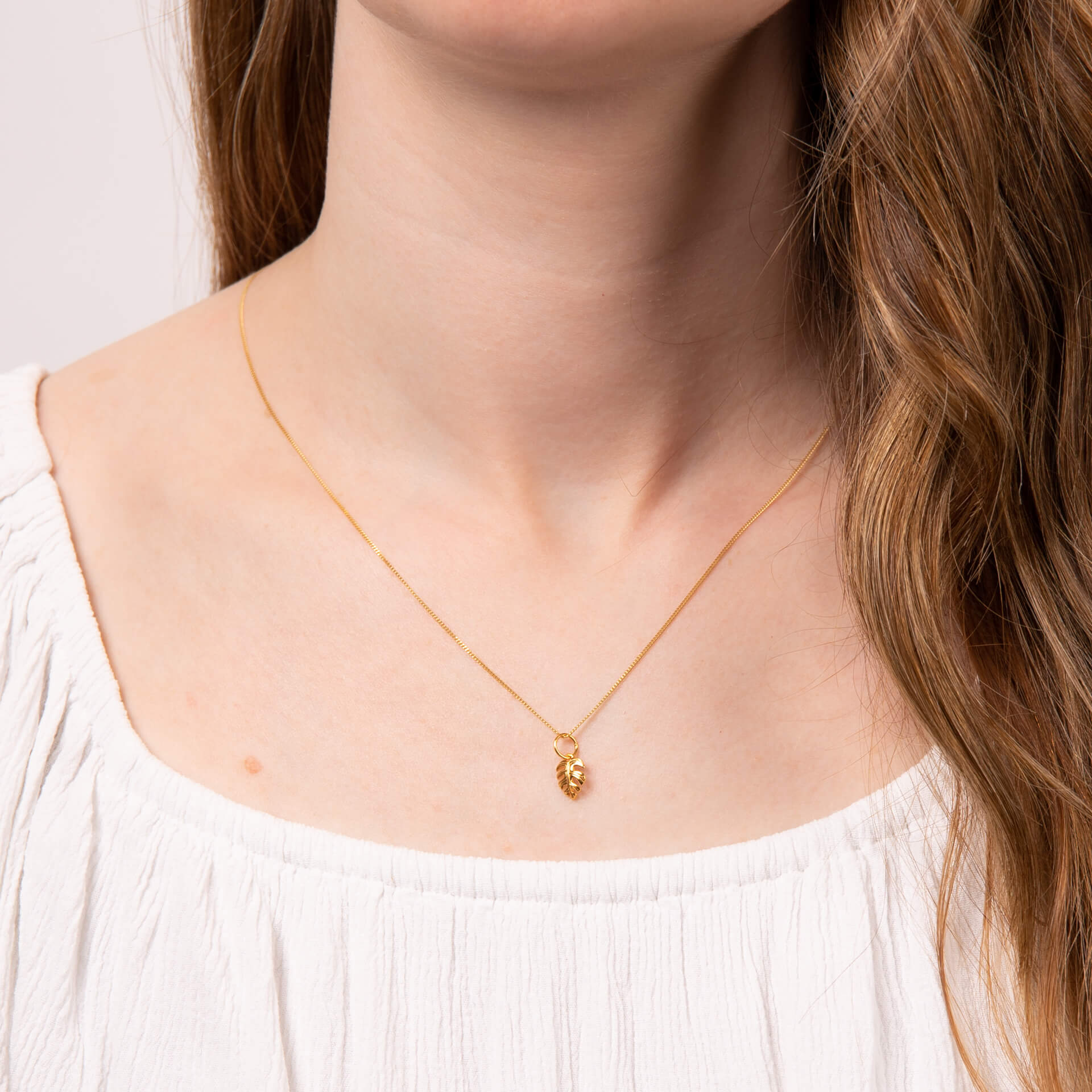 Palm Leaf Pendant Charm