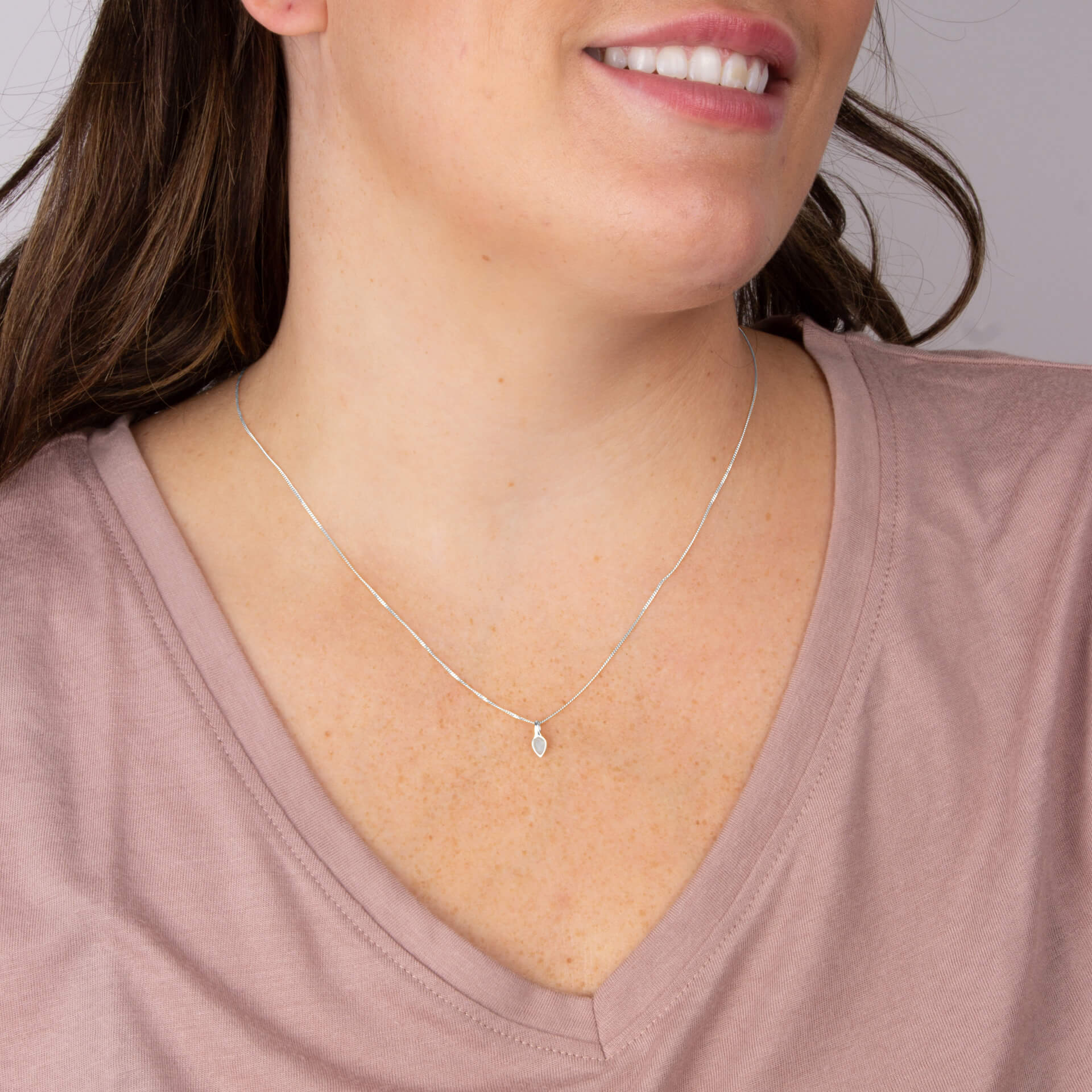 Semi-Precious Birthstone Pendant