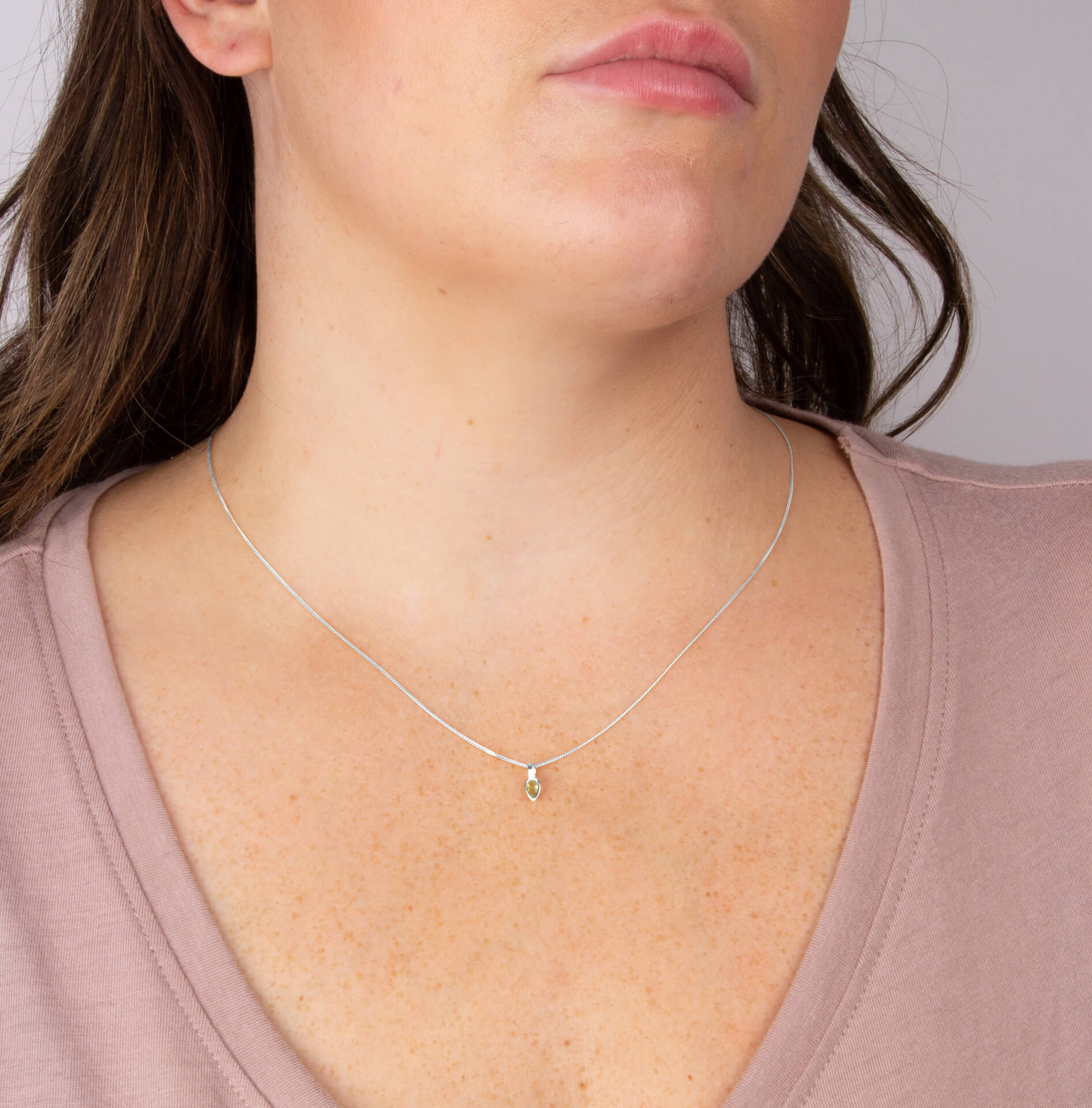 Semi-Precious Birthstone Pendant