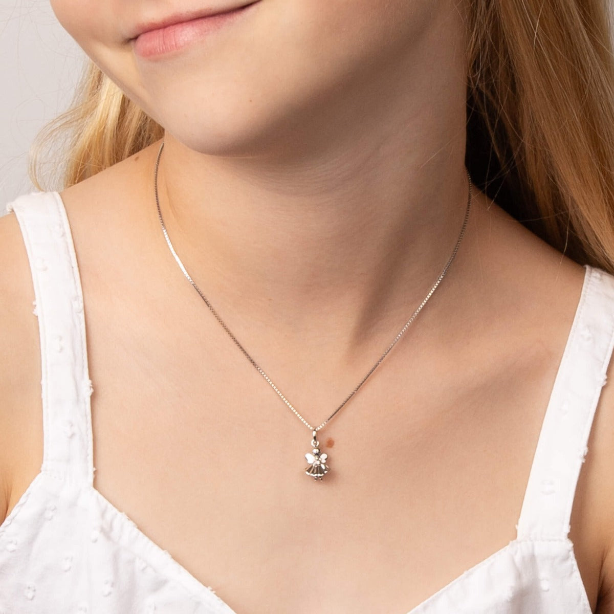Fairy Pendant with Diamond