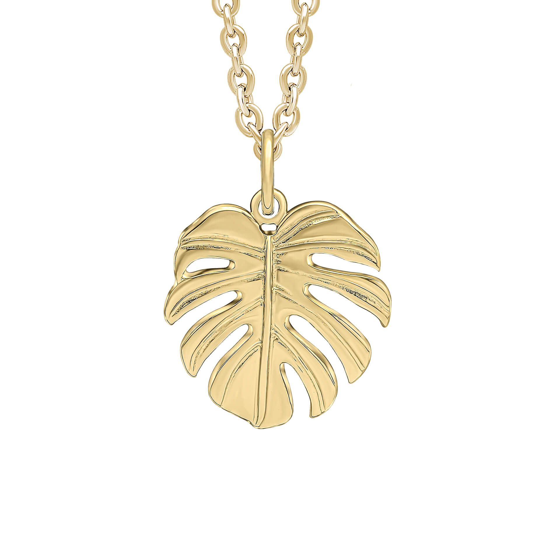 Monstera Leaf Pendant