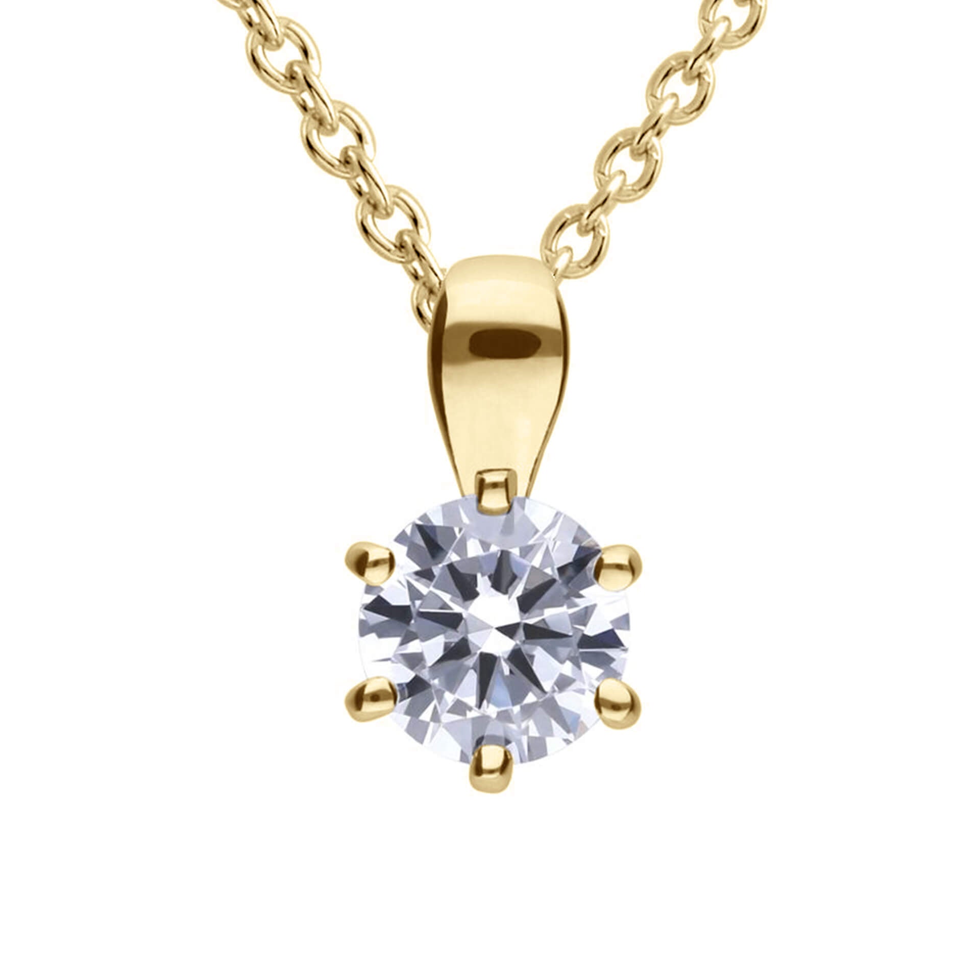 Six Claw Carat Pendant
