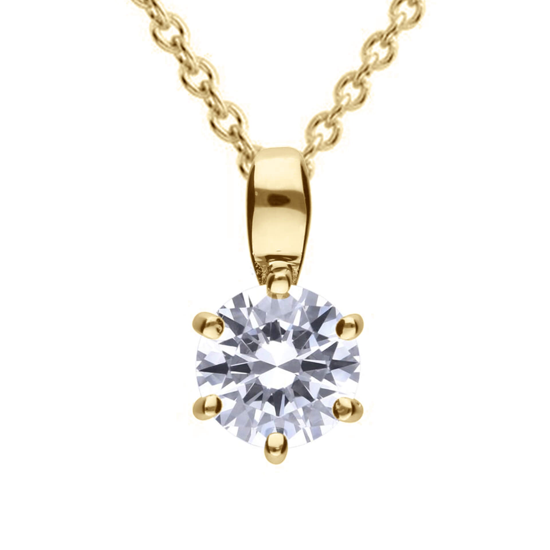 Six Claw Carat Pendant
