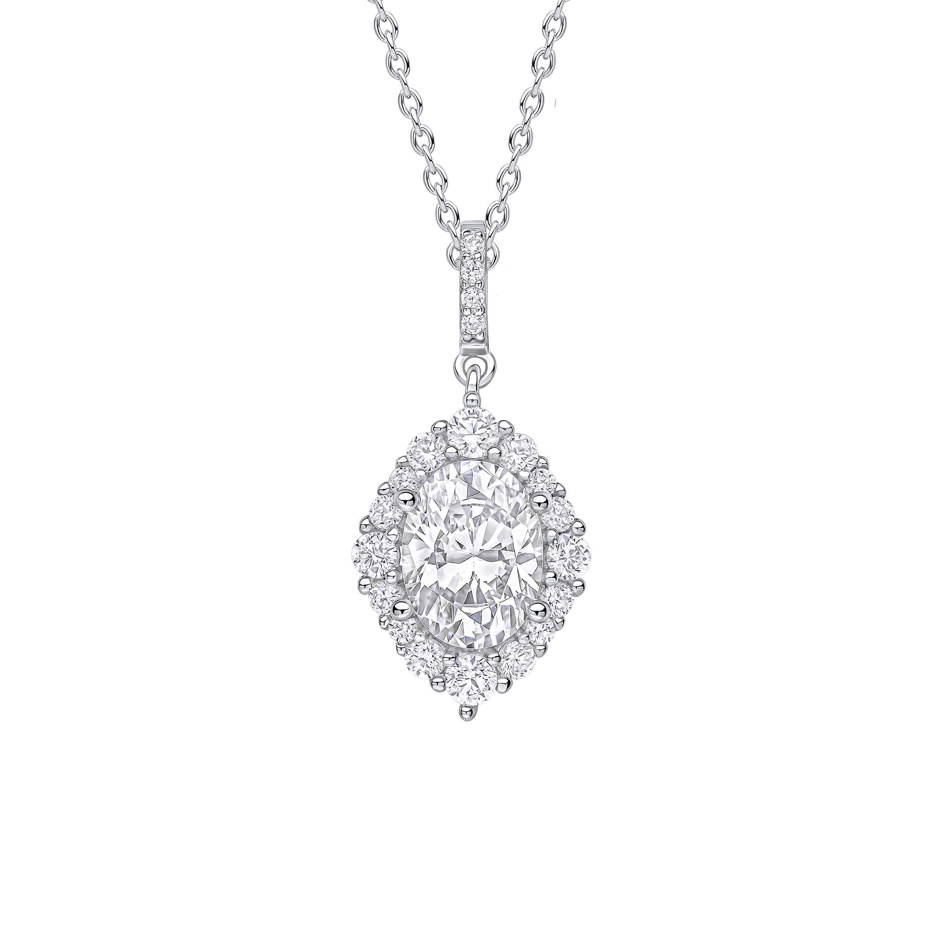 Oval Cluster Pendant