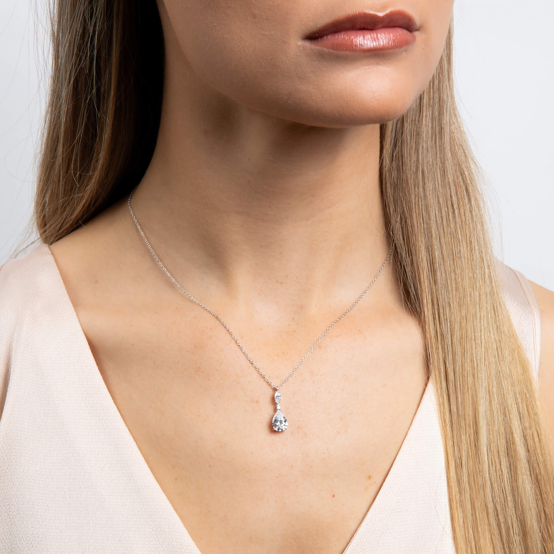 Teardrop and Marquise Drop Pendant
