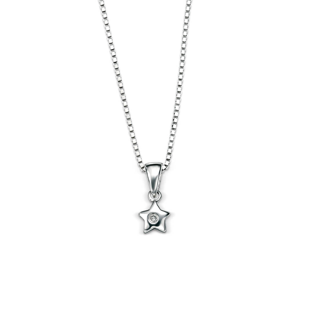 Star Pendant with Diamond