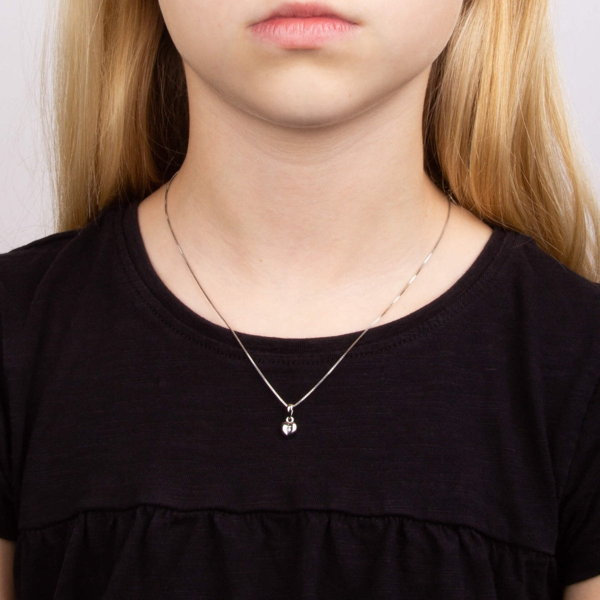Heart Pendant with Diamond