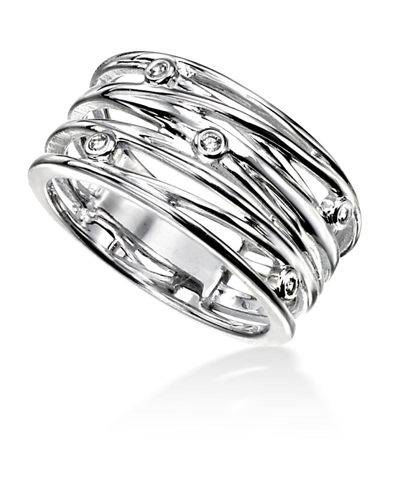 Wraped Wire CZ Ring