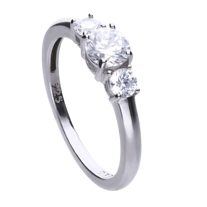 Claw Set Trilogy Ring