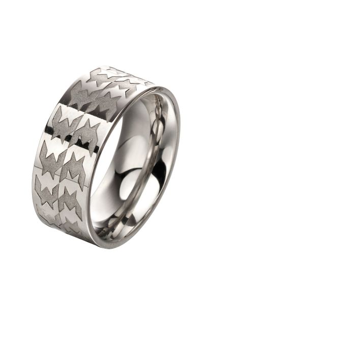 Houndstooth Textured Ring