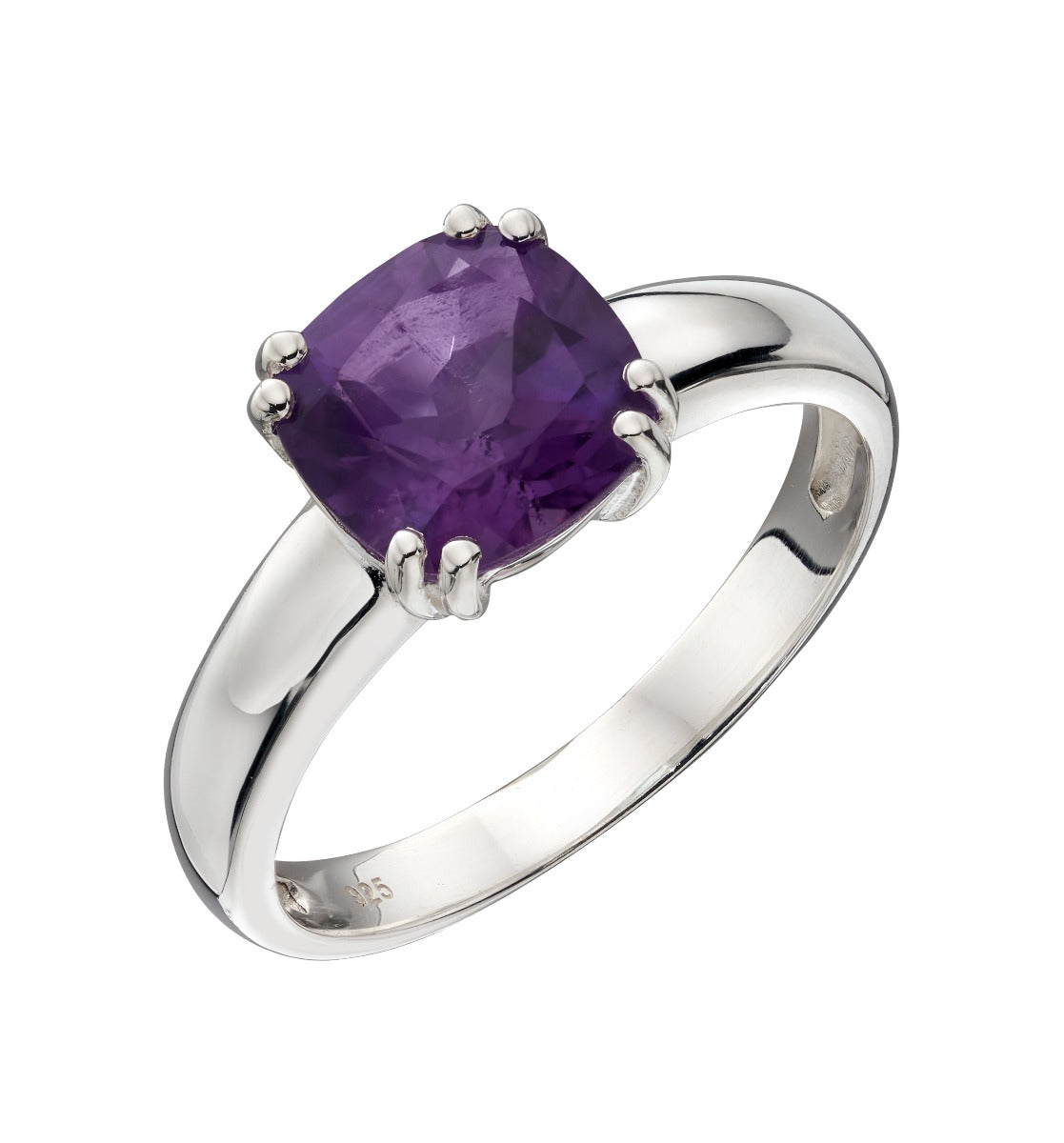 Cushion Cut Stone Ring