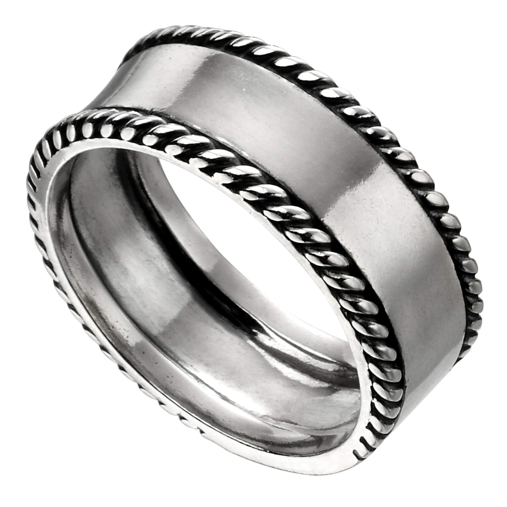 Rope Edge Pattern Ring