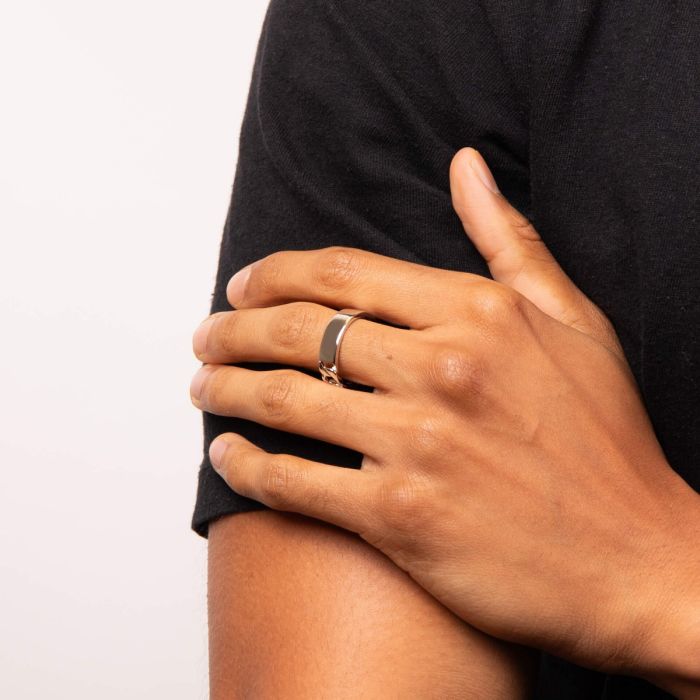 ID Bar Curb Chain Ring